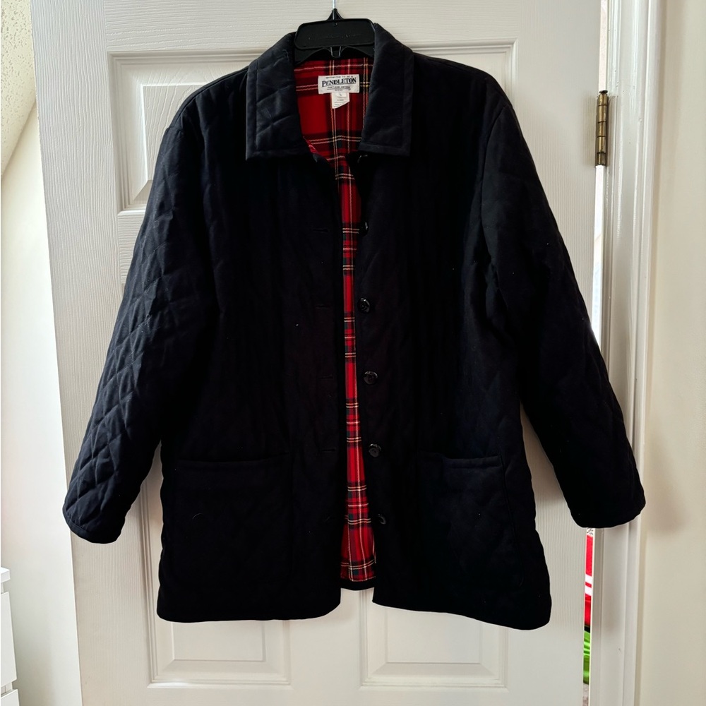 Women’s Pendleton Quilted Coat Petite Large